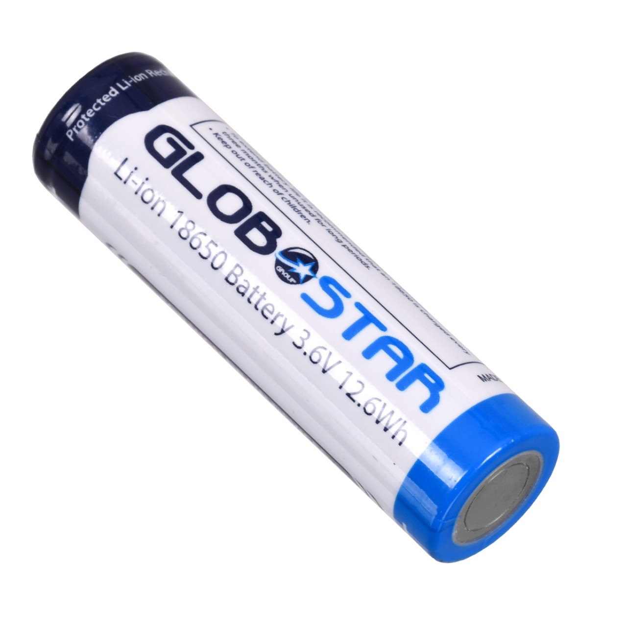 GloboStar® 79093 Επαναφορτιζόμενη Μπαταρία Λιθίου 18650 3600mAh Li-ion 3.6V 12.6Wh με Overcharge / Discharge Προστασία - 5873
