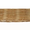 GloboStar® BAHAMAS 01202 Vintage Κρεμαστό Φωτιστικό Οροφής Μονόφωτο Μπεζ Ξύλινο Ψάθινο Bamboo Φ30 x Υ47cm - 5927