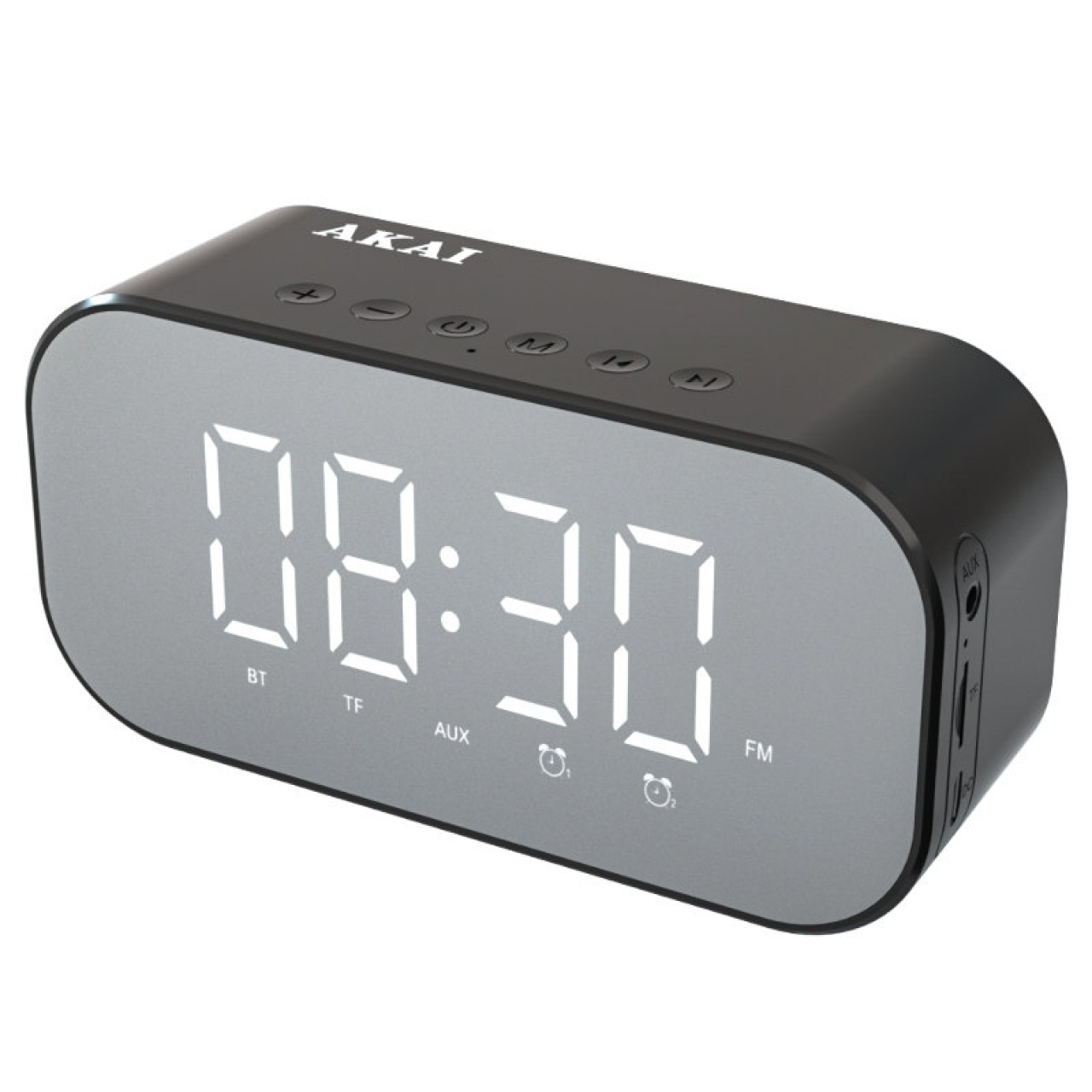 Akai ABTS-C5 Ξυπνητήρι και ηχείο Bluetooth με Aux-In, micro SD και FM – 3 W RMS - 5928