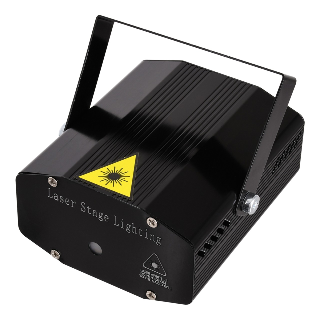GloboStar® 85819 Διακοσμητικό Φωτιστικό Ειδικών Εφέ CIRCLES DOT 3D LASER 30W AC 230V - με Διακόπτη On/Off - Sound Activated - Πρίζα Schuko IP20 Κόκκινο & Πράσινο - 6227