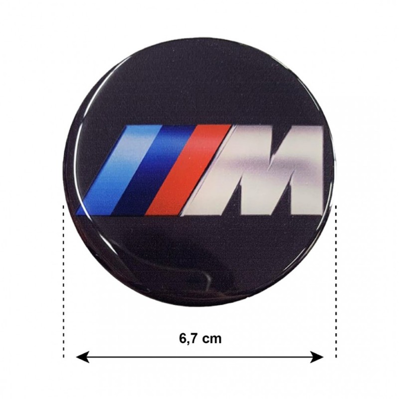 M3 (BMW) ΑΥΤΟΚΟΛΛΗΤΑ ΖΑΝΤΩΝ 6,7cm ΜΑΥΡΟ ΜΕ ΕΠΙΚΑΛΥΨΗ ΣΜΑΛΤΟΥ - 4 ΤΕΜ. - 6496