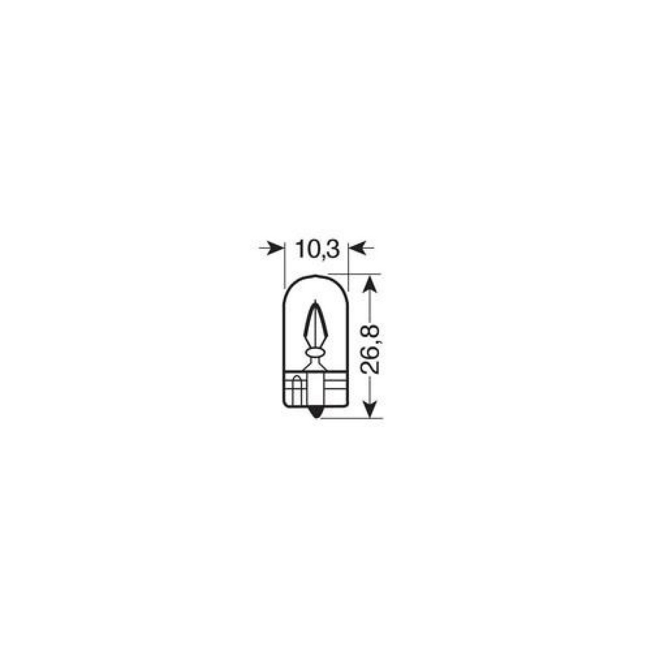 WY5W (T10)12V 5W W2,1x9,5d ΠΟΡΤΟΚΑΛΙ (ΚΑΡΦΩΤΟ ΑΚΑΛΥΚΟ) ORIGINAL LINE BLISTER LAMPA - 2 ΤΕΜ. - 6573