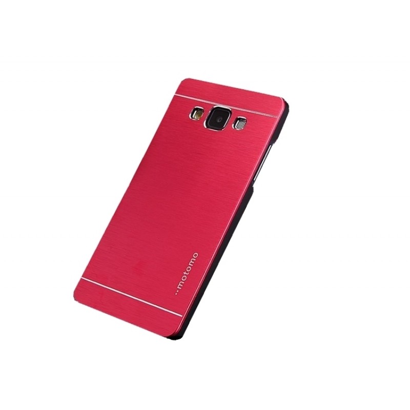 Θήκη Samsung Galaxy J7 2015 ( J700F ) Αλουμινίου Motomo - Κόκκινο - OEM