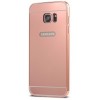 Θήκη Samsung Galaxy S7 Edge Αλουμινίου Καθρέφτης - Ροζ - OEM