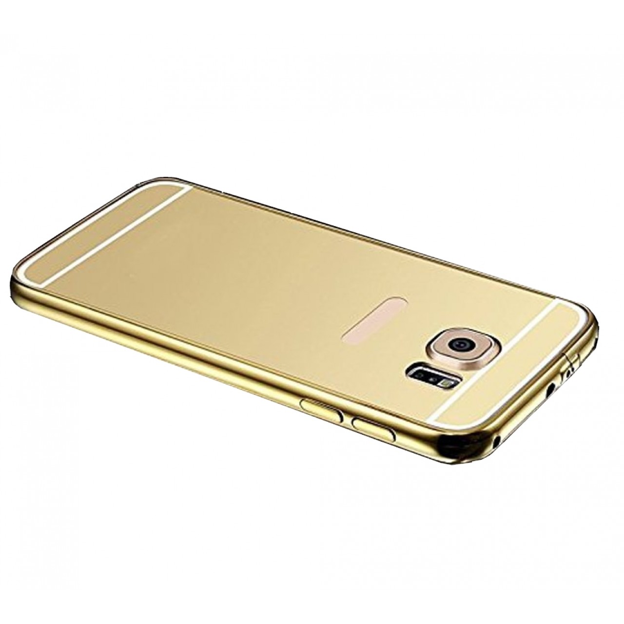 Θήκη Samsung Galaxy S7 Αλουμινίου Καθρέφτης - Χρυσό - OEM