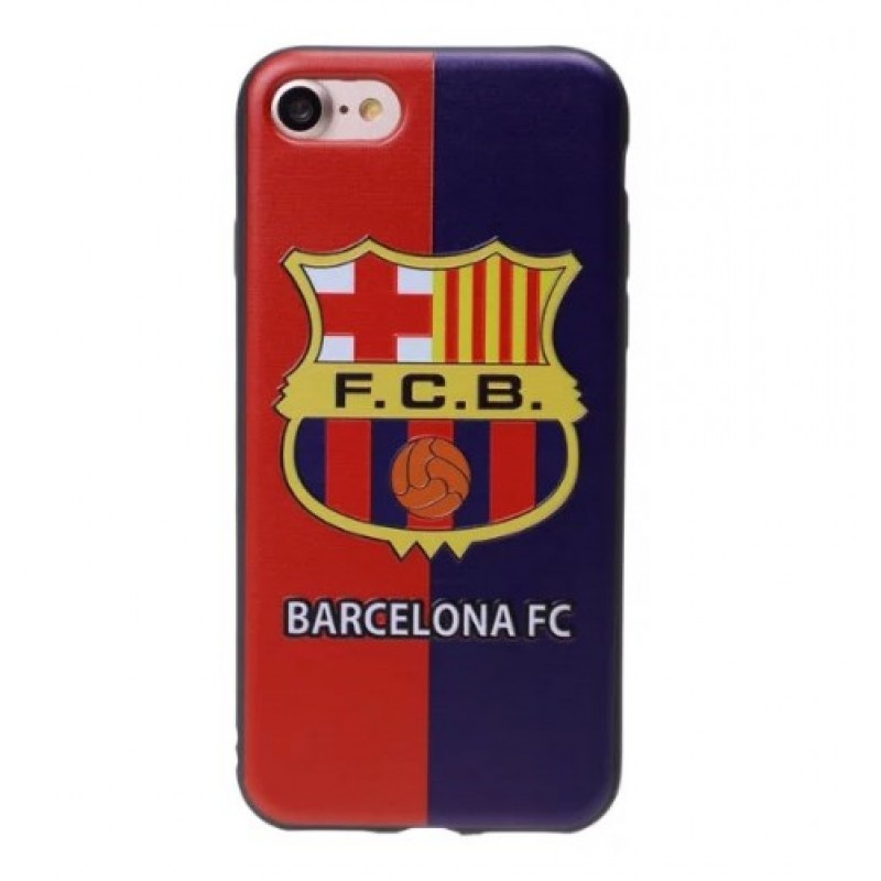 Θήκη iphone 7/8 Σιλικόνης TPU - 2307 - Barcelona FC 3D - OEM
