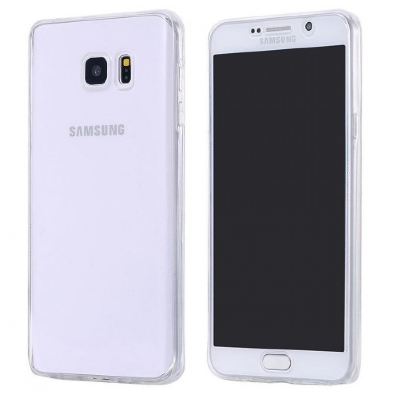Θήκη Samsung Galaxy A5 2016 Σιλικόνης TPU full face μπρος πίσω - 2324 - Διάφανο - OEM