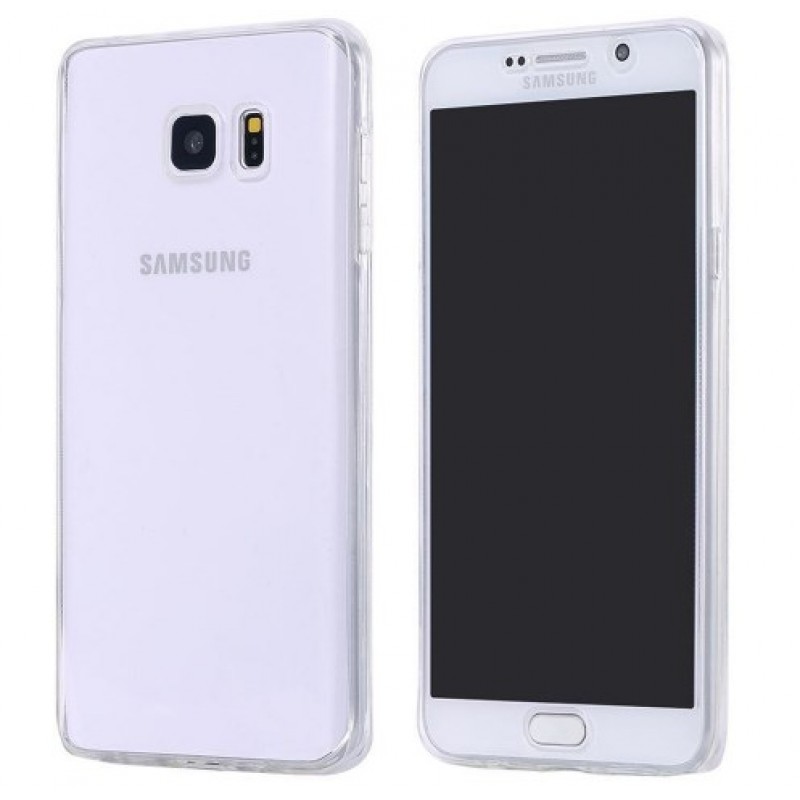 Θήκη Samsung Galaxy J5 2016 ( J510 ) Σιλικόνης TPU full face μπρος πίσω - 2326 - Διάφανο - OEM