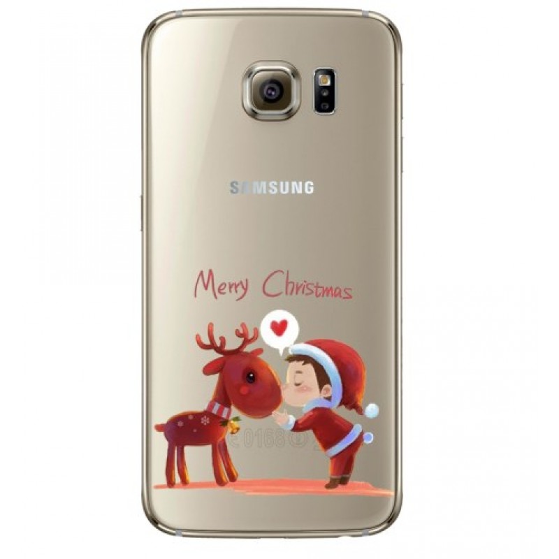 Θήκη Samsung Galaxy A3 2016 ( A310 ) Σιλικόνης TPU Merry Christmas - 2345 - Διάφανο - OEM