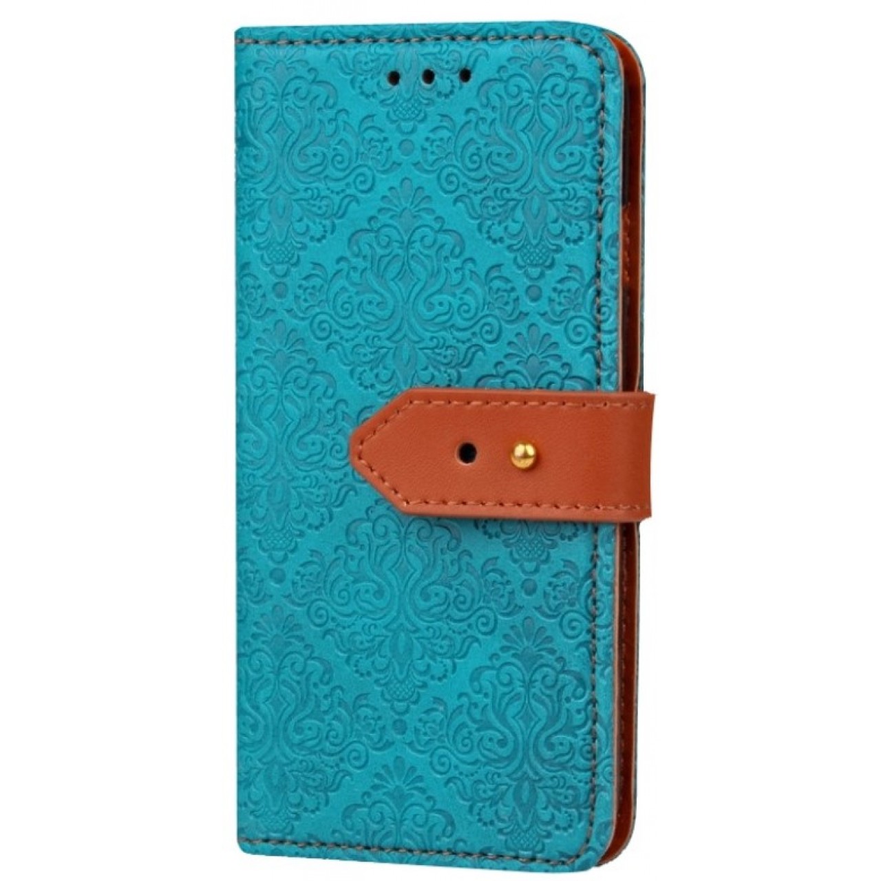 Θήκη Samsung Galaxy S8 Plus PU Leather Πορτοφόλι flip Tribal - 2699 - Γαλάζιο - OEM