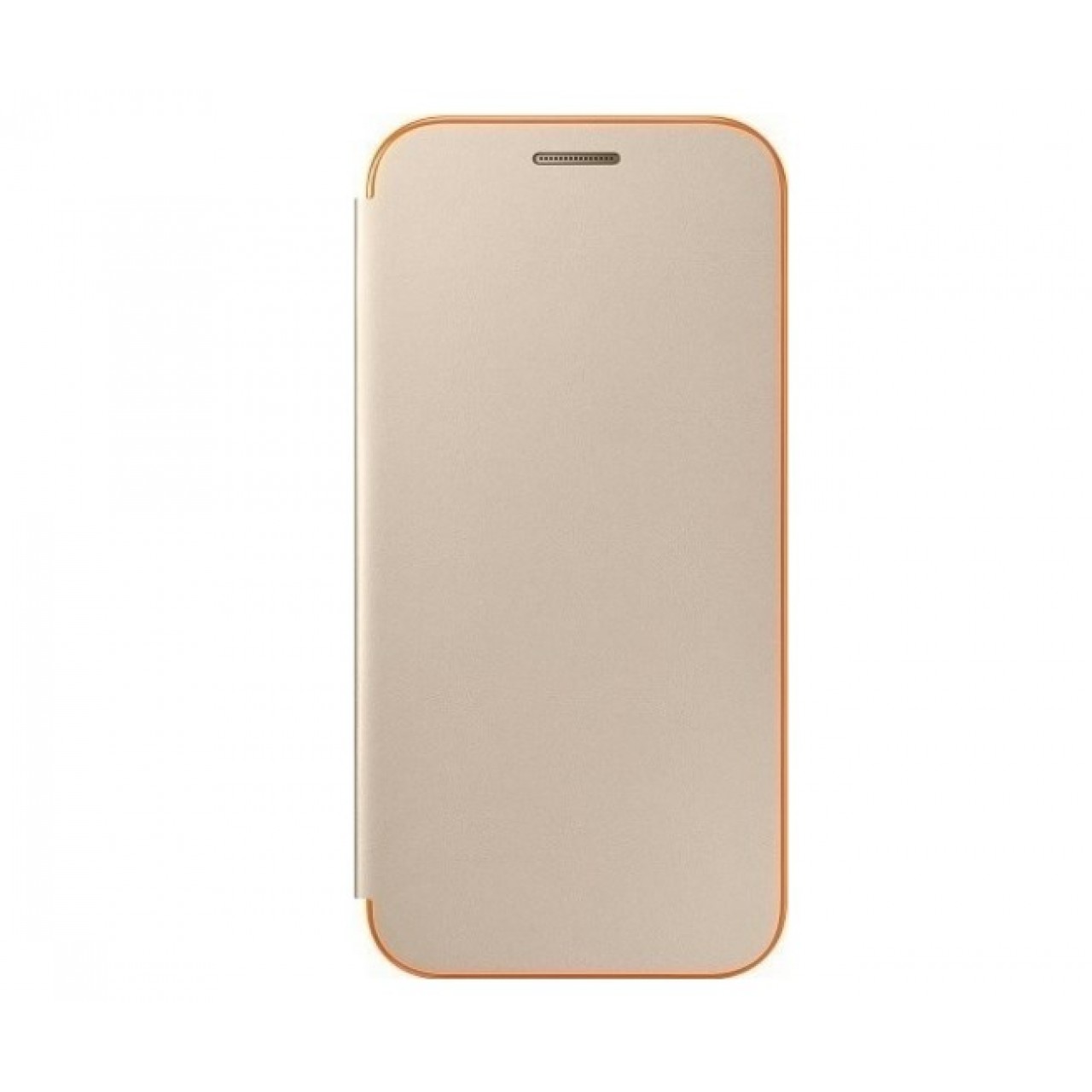 Θήκη Samsung Galaxy A3 2017 (Α320F) Οriginal Neon Flip Cover - 2736 - Χρυσό