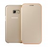 Θήκη Samsung Galaxy A3 2017 (Α320F) Οriginal Neon Flip Cover - 2736 - Χρυσό