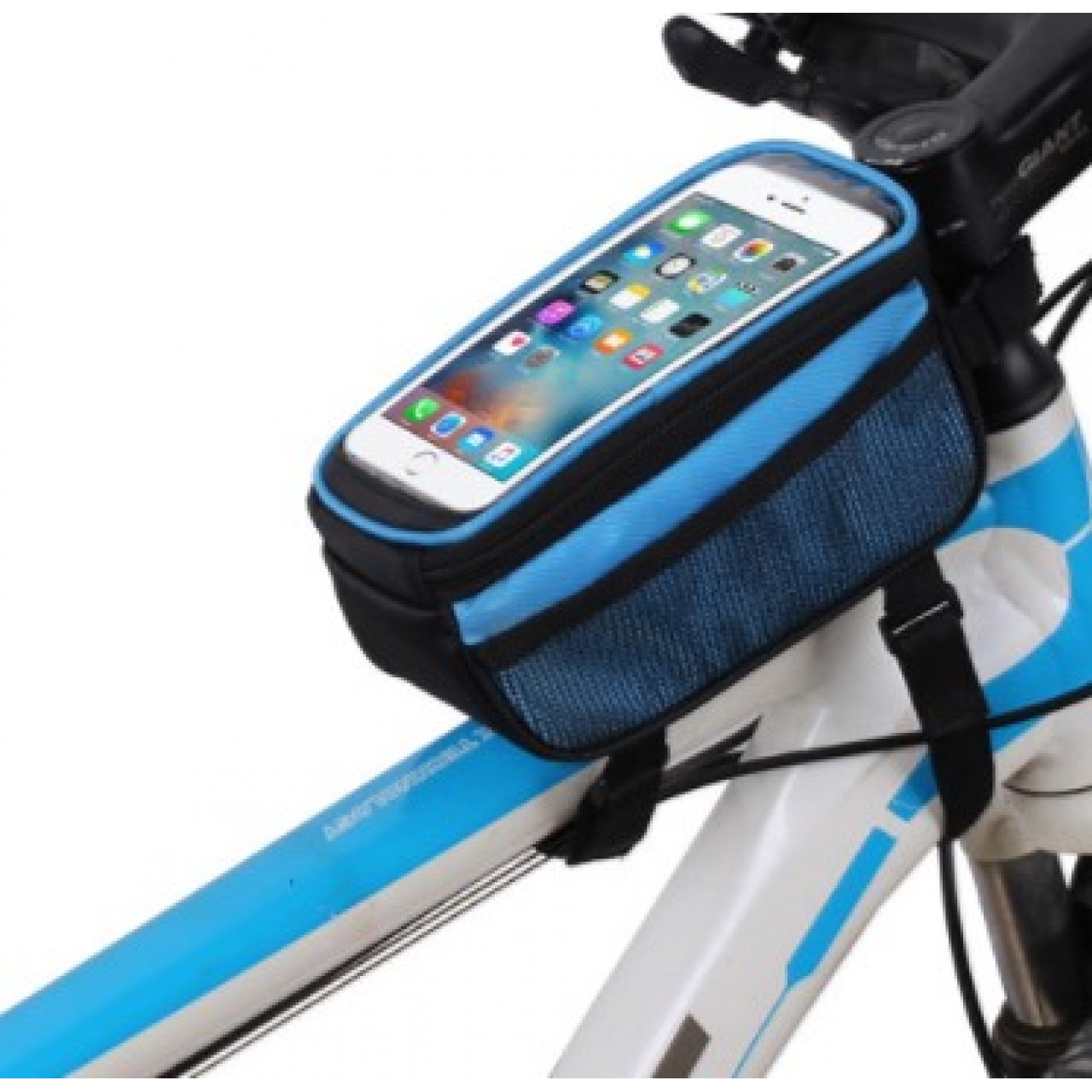 Τσαντάκι ποδηλάτου με θήκη για κινητό B-SOUL - 2751 - Γαλάζιο - OEM