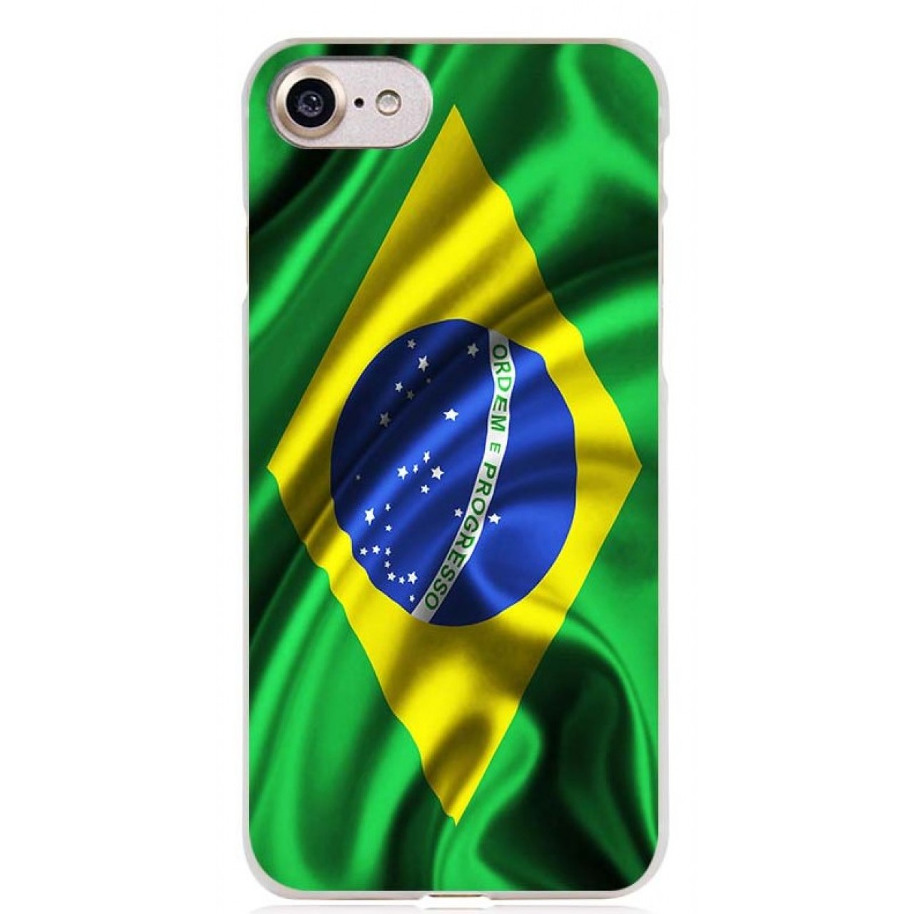 Θήκη iphone 6 / 6s Σκληρή Πλαστική PC Σημαία Βραζιλίας waves - 2789 - OEM
