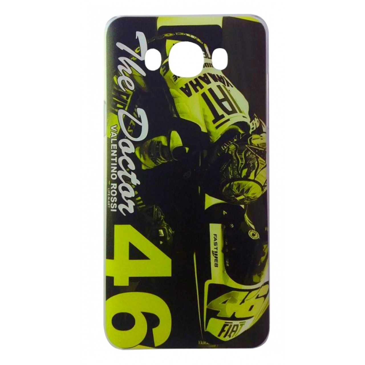 Θήκη  Samsung Galaxy J7 2016 ( J710 ) Σκληρή Πλαστική PC Valentino Rossi 46 - The Doctor Μαύρο - 2842 - OEM