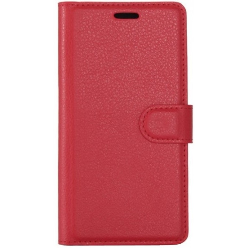 Θήκη Nokia 3 PU Leather Πορτοφόλι flip - 2952 - Κόκκινο - OEM