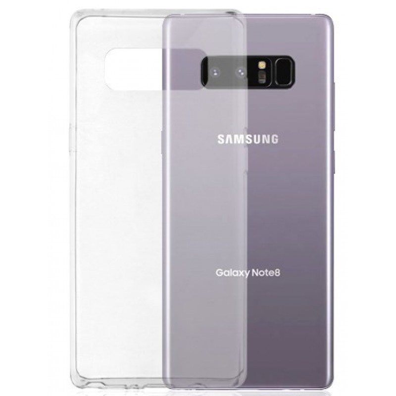 Θήκη Samsung Galaxy Note8 ( N950N ) Okkes Super Slim Σιλικόνης - 2968 - Διάφανο - OEM