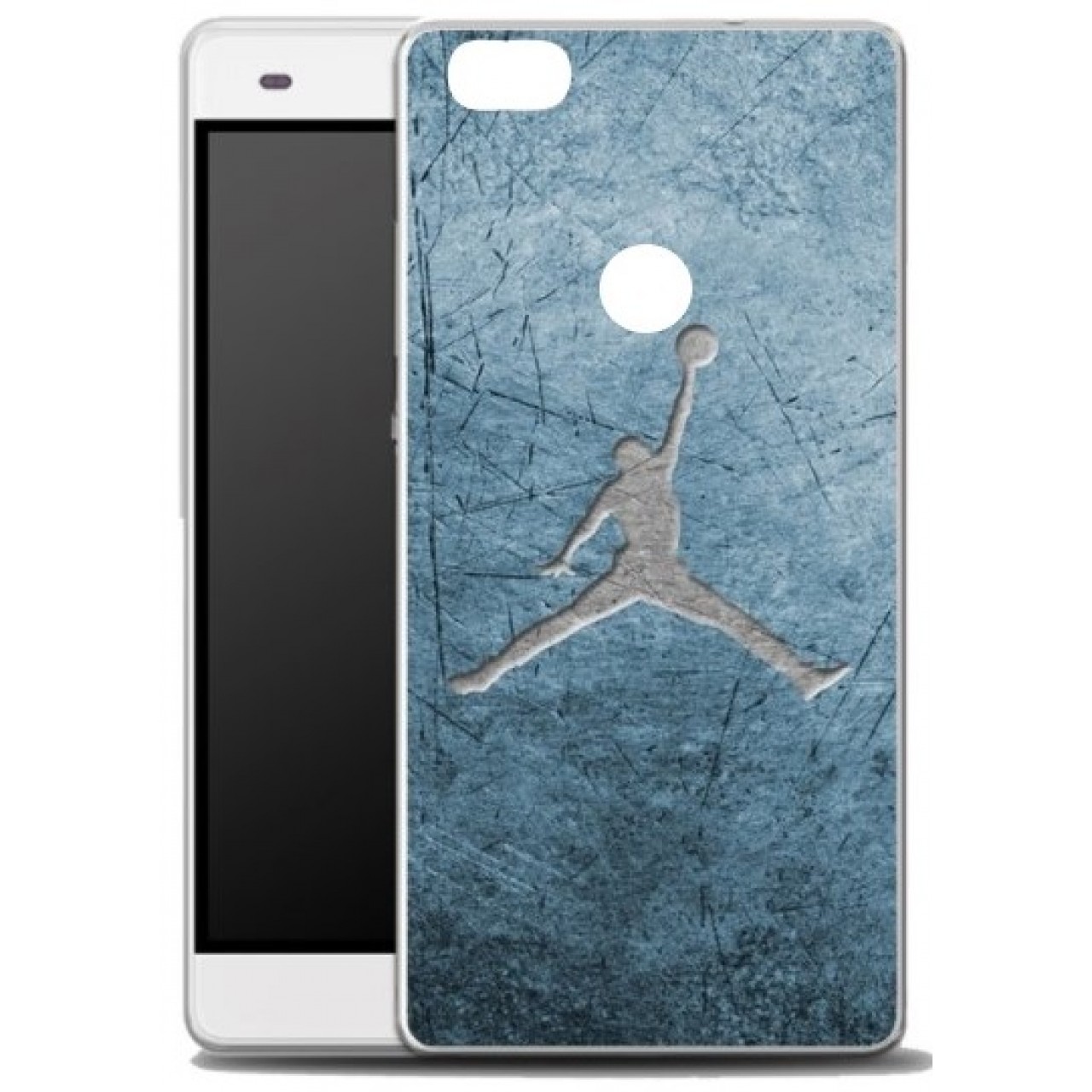 Θήκη Huawei Ascend P8 / P9 Lite 2017 Σιλικόνης TPU Michael Jordan - 2990 - Μπλε - OEM