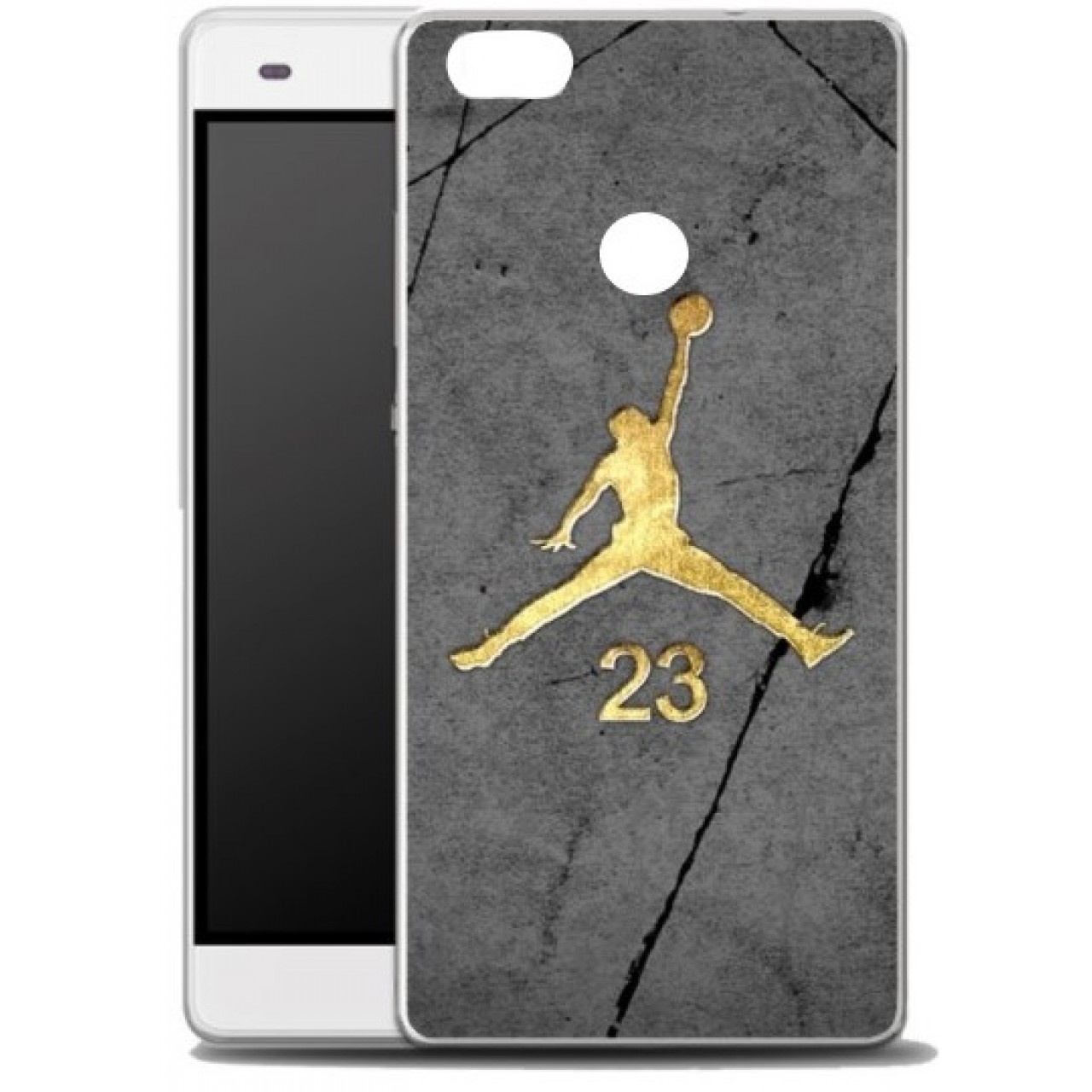 Θήκη Huawei Ascend P8 / P9 Lite 2017 Σιλικόνης TPU Michael Jordan - 2992 - Κίτρινο - OEM