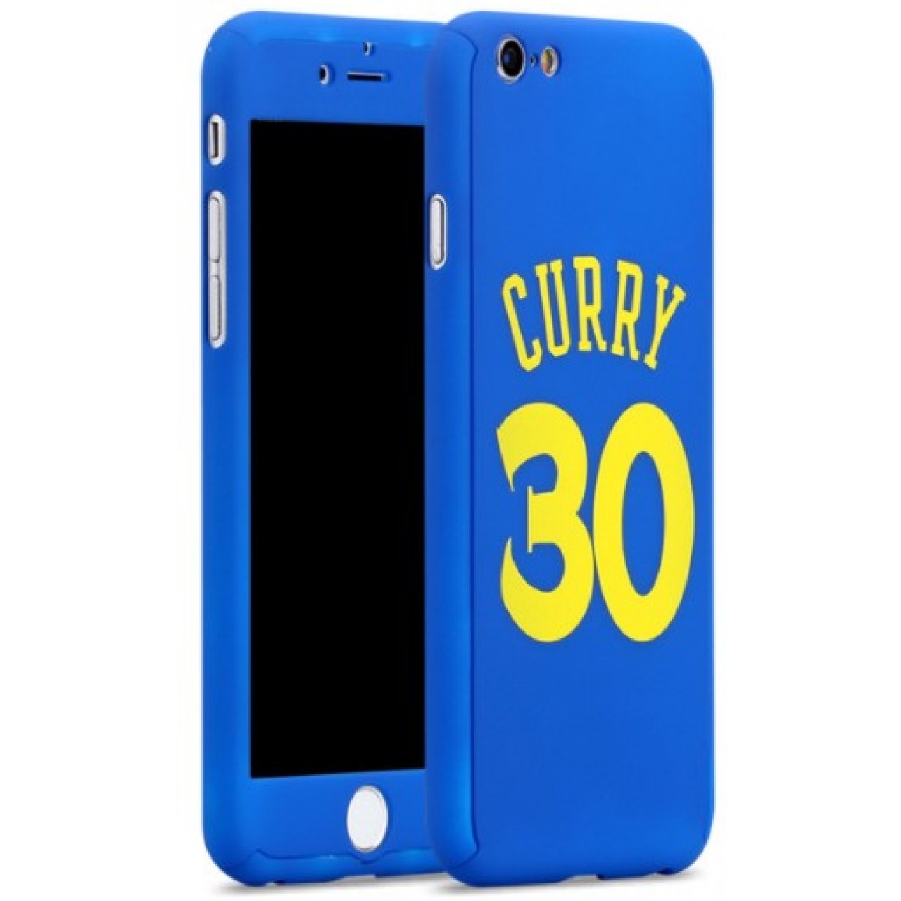 Θήκη iphone 6 Plus / 6s Plus Hybrid 360 Full body + Tempered Glass (Τζάμι) - Προστασία Οθόνης - CURRY - 3009 - Μπλέ - OEM