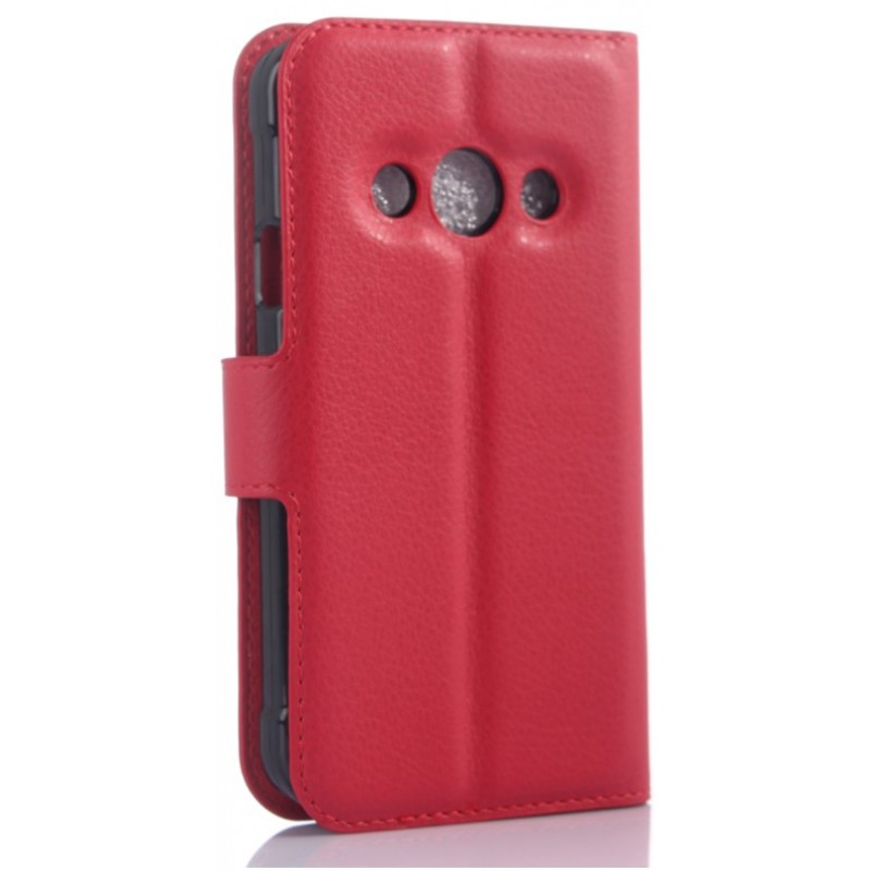 Θήκη για Samsung Galaxy XCover 3 (G388F) Πορτοφόλι - 3054 - Κόκκινο - OEM