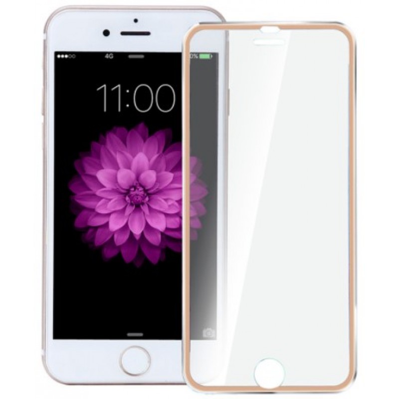 Tempered Glass (Τζάμι) - Προστασία Οθόνης για iphone 7 0.30mm 9H Full Cover 3D Titanium Curved Edge - 3091 - Ροζ Χρυσό - OEM