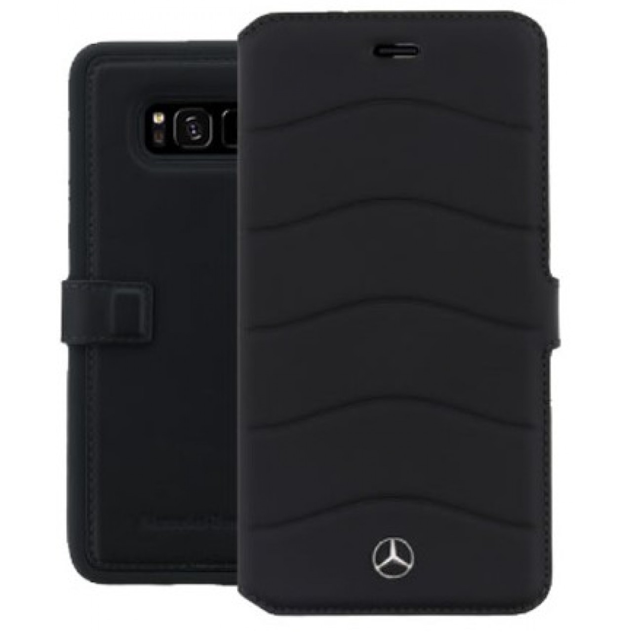 Θήκη Samsung Galaxy S8 (G950) Mercedes Book Case Leather Wave III - 3148 - Μαύρο