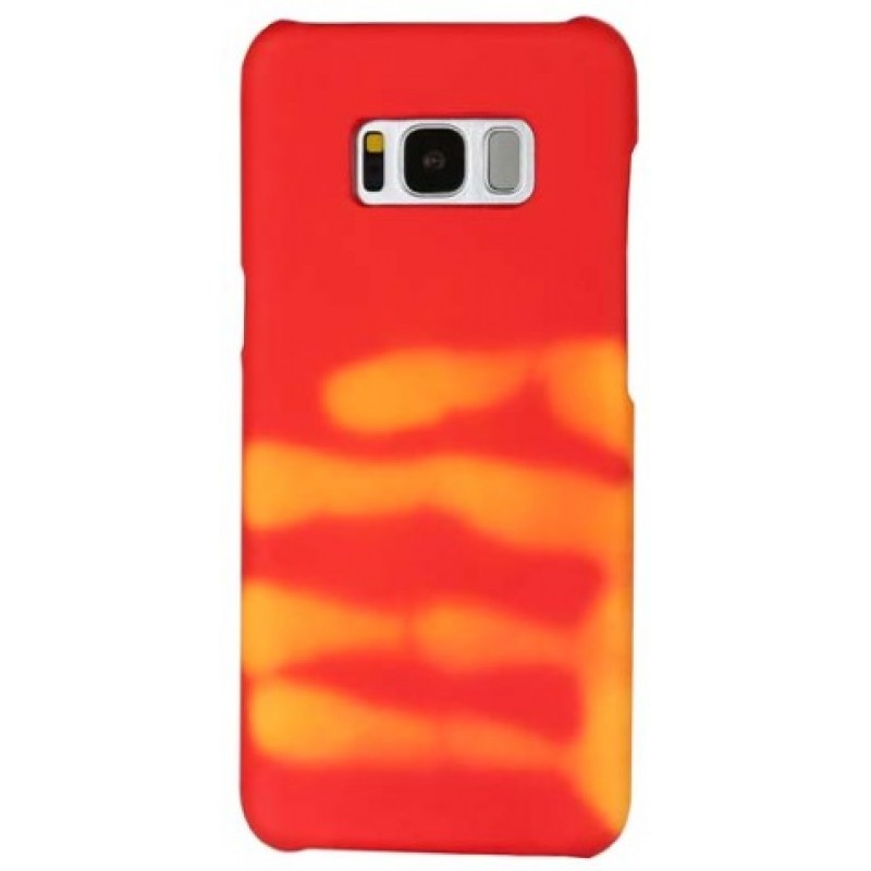 Θήκη Samsung Galaxy S8 (G950) Σκληρή που αλλάζει χρώμα με την θερμότητα - 3565 - Κόκκινο - OEM