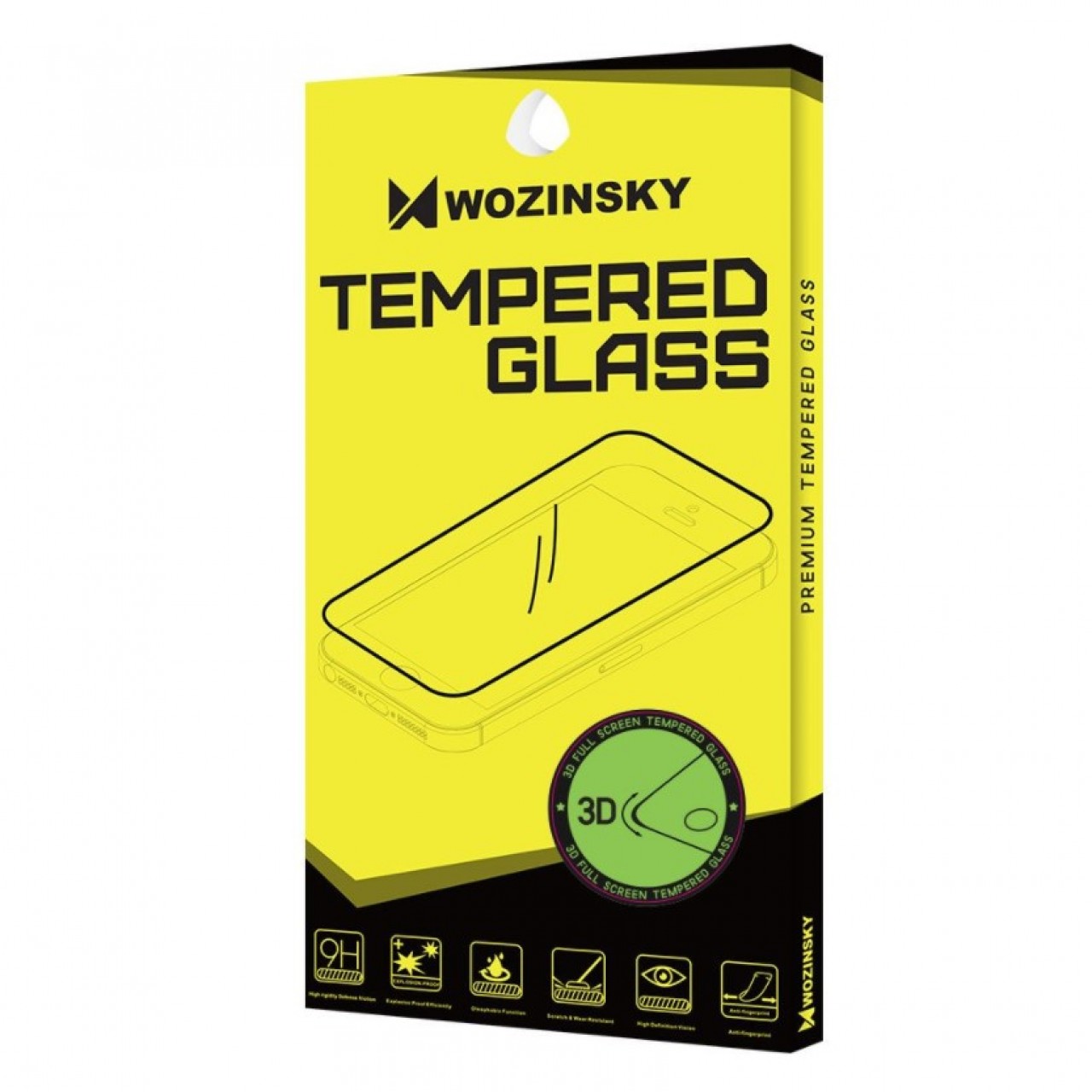 Tempered Glass - Προστασία Οθόνης για Samsung Galaxy S6 Edge 9H 3D Full screen Curved - 3724 - Λευκό - Wozinsky