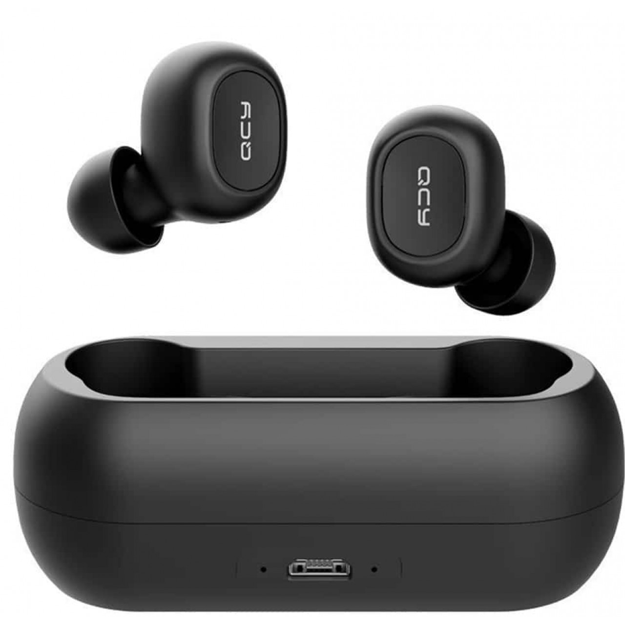 QCY T1C TWS TRUE WIRELESS EARBUDS 5.0 BLUETOOTH HEADPHONES 4HRS 6MM 380MAH - 5525