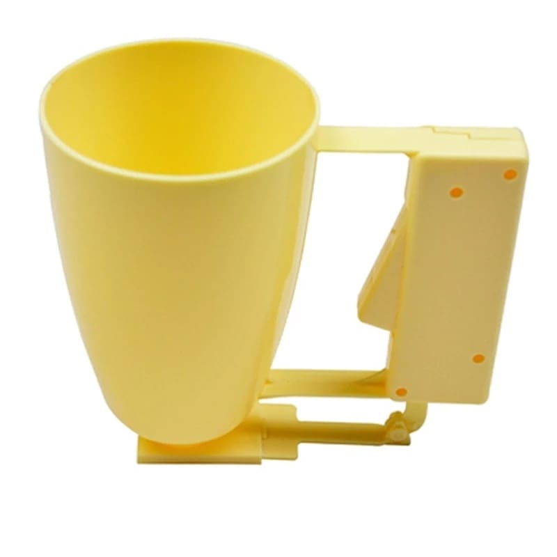 Χειροκίνητη συσκευή για λουκουμάδες - Cake Dispenser - 4477 - Κίτρινο - ΟΕΜ
