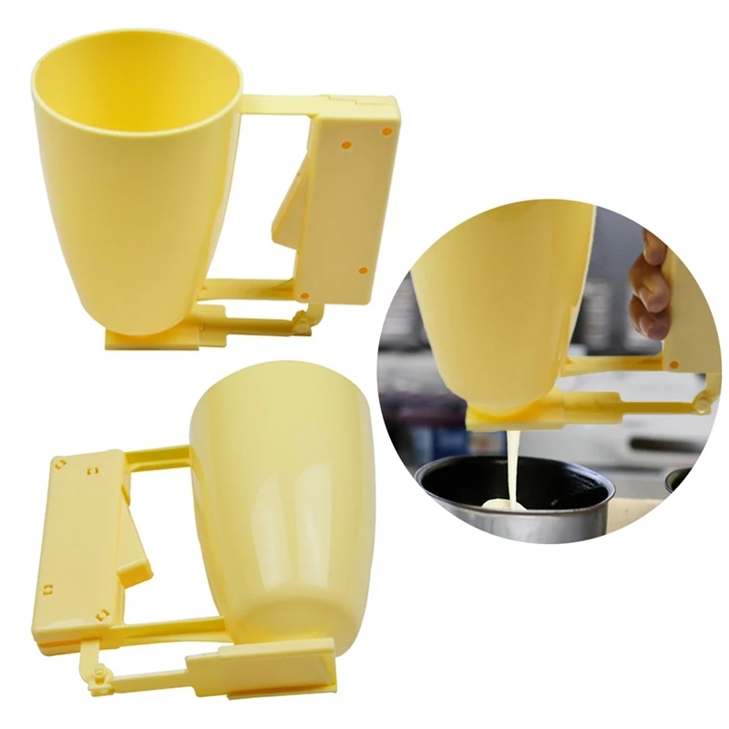 Χειροκίνητη συσκευή για λουκουμάδες - Cake Dispenser - 4477 - Κίτρινο - ΟΕΜ