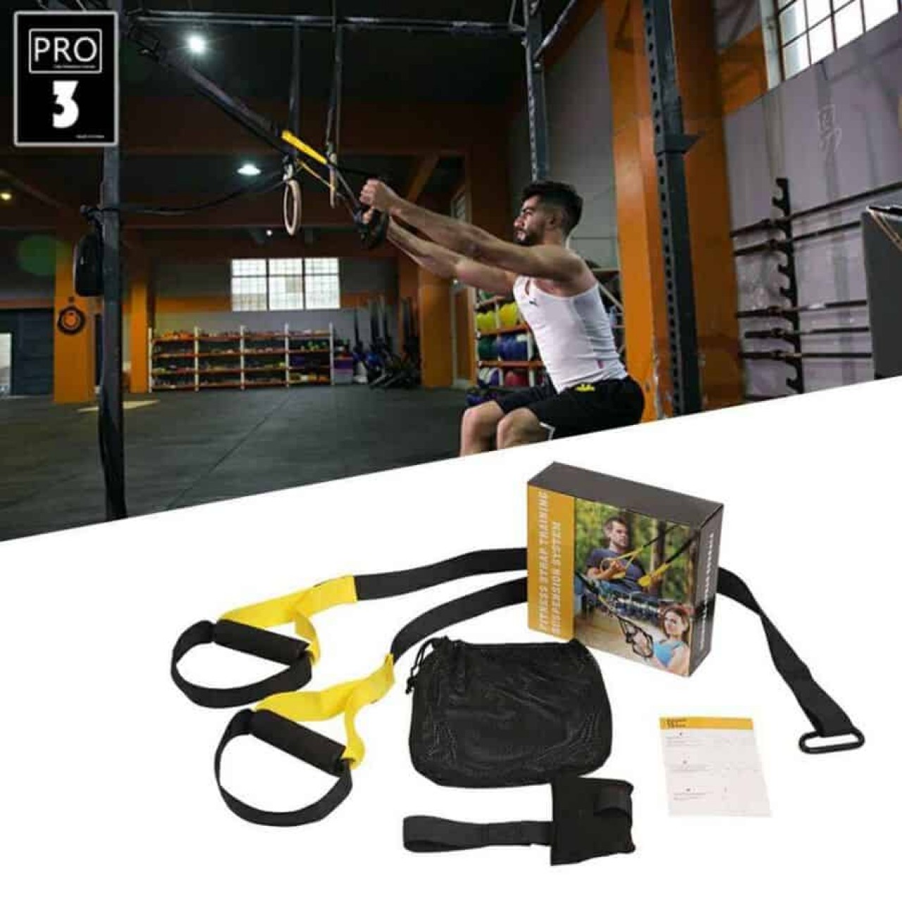 Ιμάντες Εκγύμνασης και Ενδυνάμωσης - Fitness Strap Training Suspension System - 5017 - ΟΕΜ