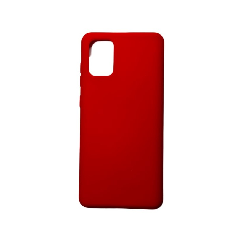 Θήκη Samsung Galaxy A71 Σιλικόνης TPU Ματ - 5081 - Κόκκινο - OEM