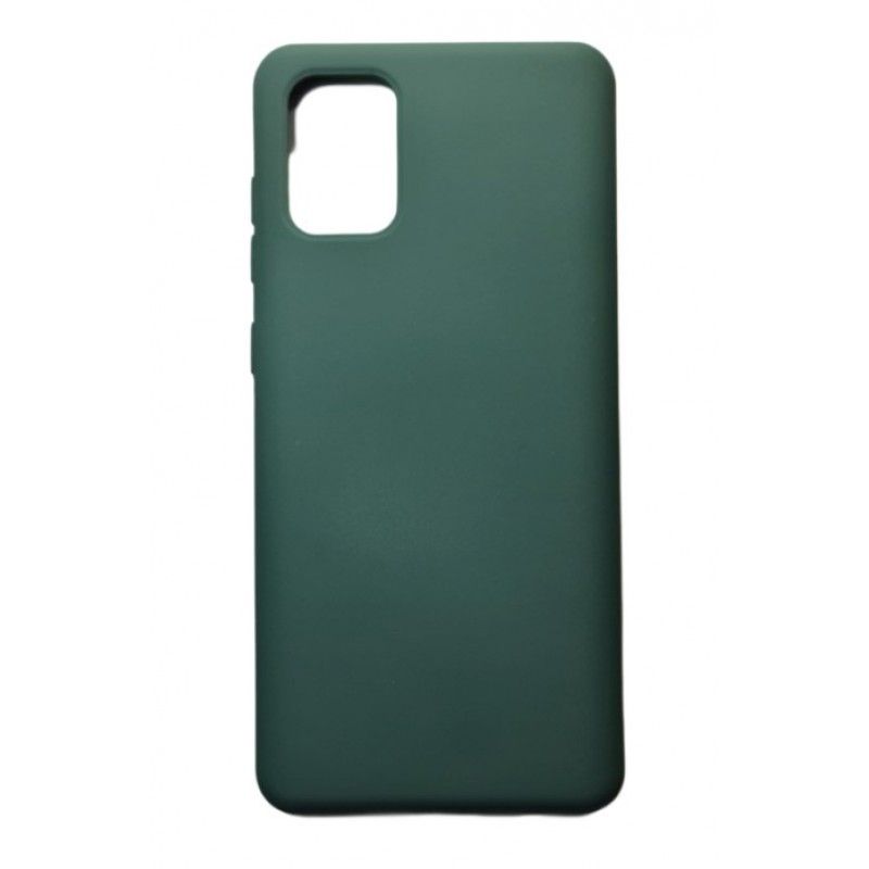 Θήκη Samsung Galaxy A71 Silicone soft-touch cover - 5085 - Πράσινο - ΟΕΜ