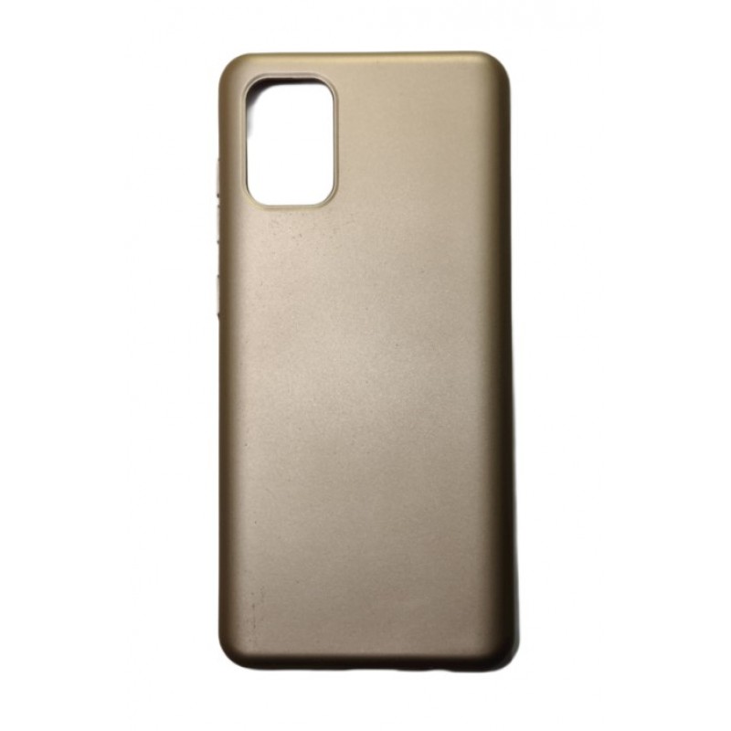 Θήκη Samsung Galaxy A71 Silicone soft-touch cover - 5086 - Χρυσό - ΟΕΜ