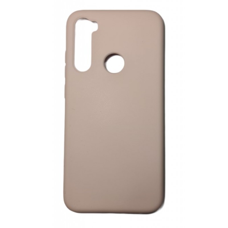 Θήκη Xiaomi Note 8 Silicone soft-touch cover - 5112 - Μπεζ - ΟΕΜ