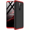 Θήκη για Xiaomi Redmi Note 8 Pro Full Body GKK 360° Σκληρή Πλαστική - Μαύρο/Κόκκινο - 5430
