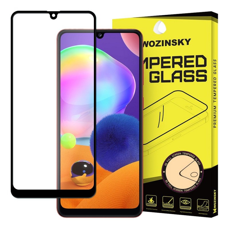 Tempered Glass (Τζάμι) - Προστασία Οθόνης 9H Samsung Galaxy A31 - Μαύρο - 5472 - Wozinsky