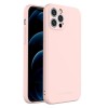 Θήκη iPhone 12 Pro Back Cover Σιλικόνης - 5527 - Ροζ - Wozinsky