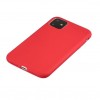 Θήκη iPhone 11 Soft Flexible Rubber Cover Σιλικόνης - 5556 - Κόκκινο - Hurtel