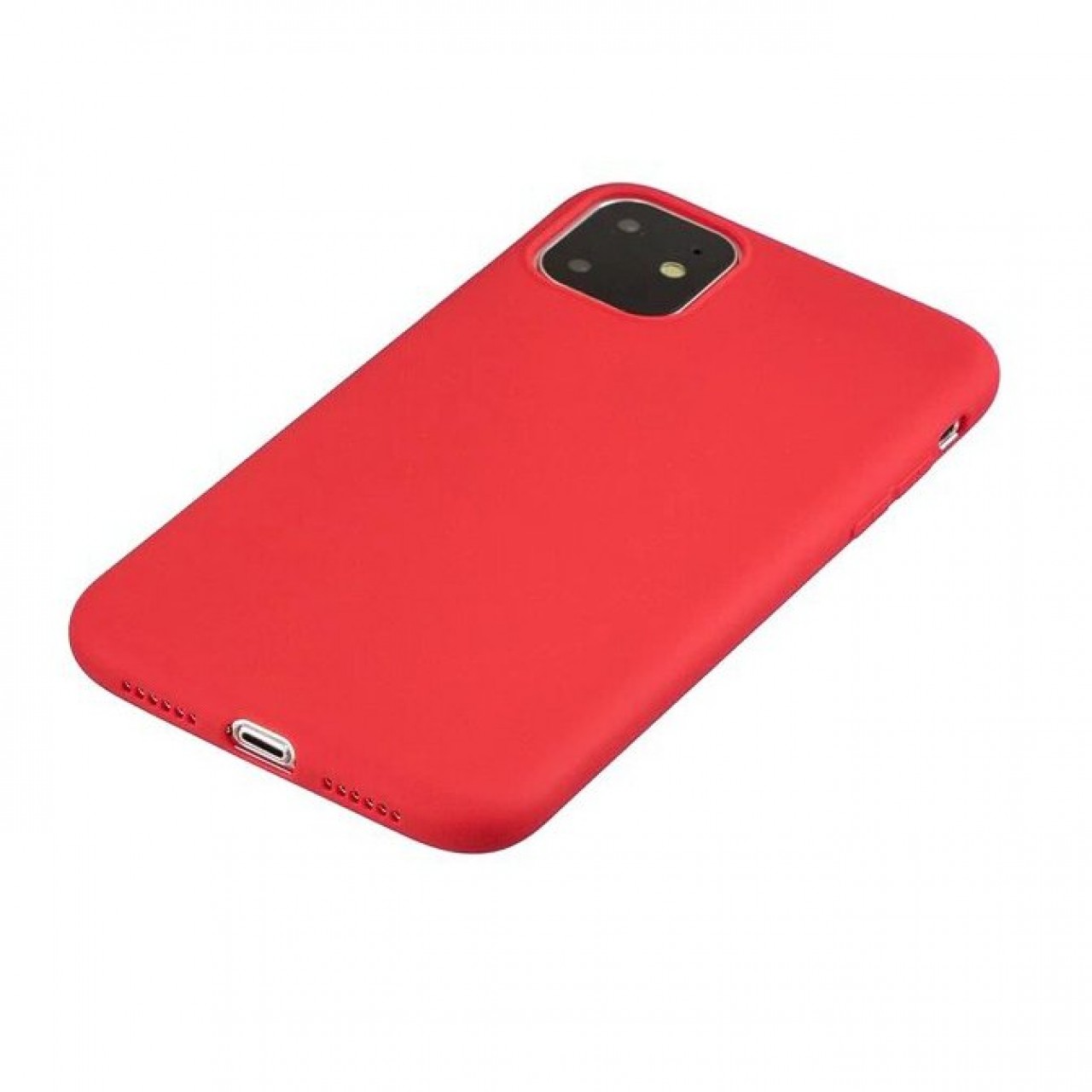 Θήκη iPhone 11 Soft Flexible Rubber Cover Σιλικόνης - 5556 - Κόκκινο - Hurtel