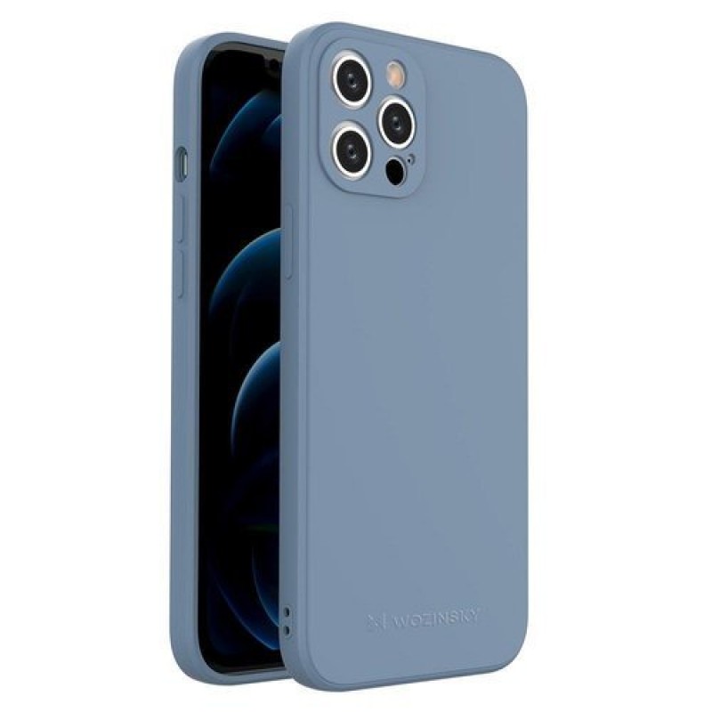Θήκη iPhone 12 Pro Max Σιλικόνης - 5563 - Μπλε - Wozinsky