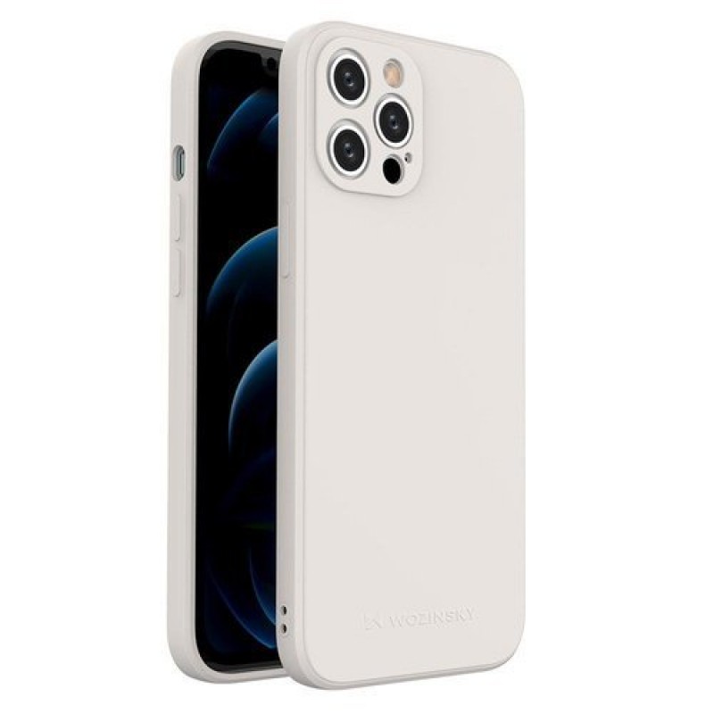 Θήκη iPhone 12 Pro Max Σιλικόνης - 5564 - Λευκό - Wozinsky