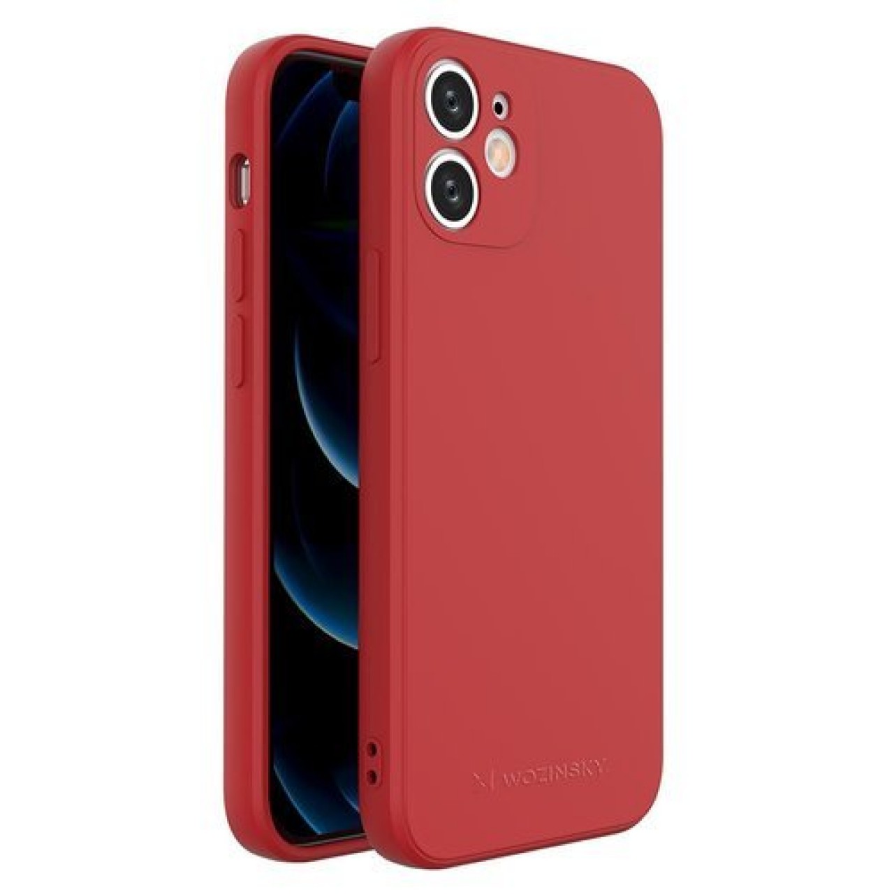 Θήκη iPhone 12 mini Σιλικόνης - 5570 - Κόκκινο - Wozinsky