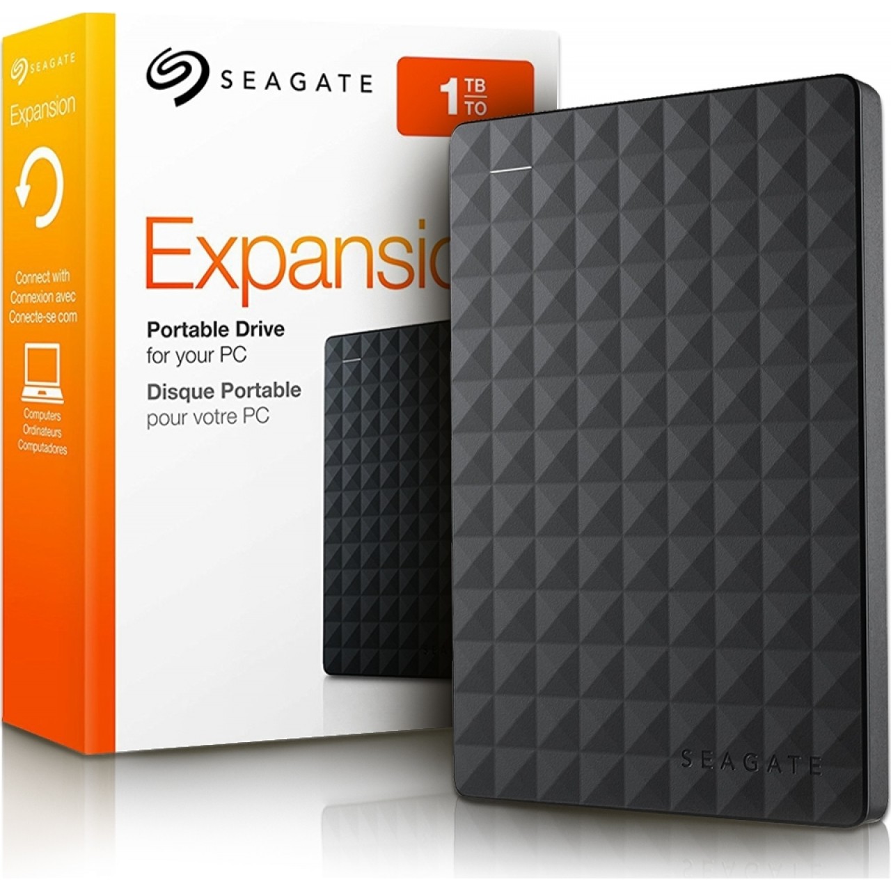 Seagate Expansion Portable (2015) USB 3.0 Εξωτερικός HDD 1TB 2.5" Μαύρο - 5702
