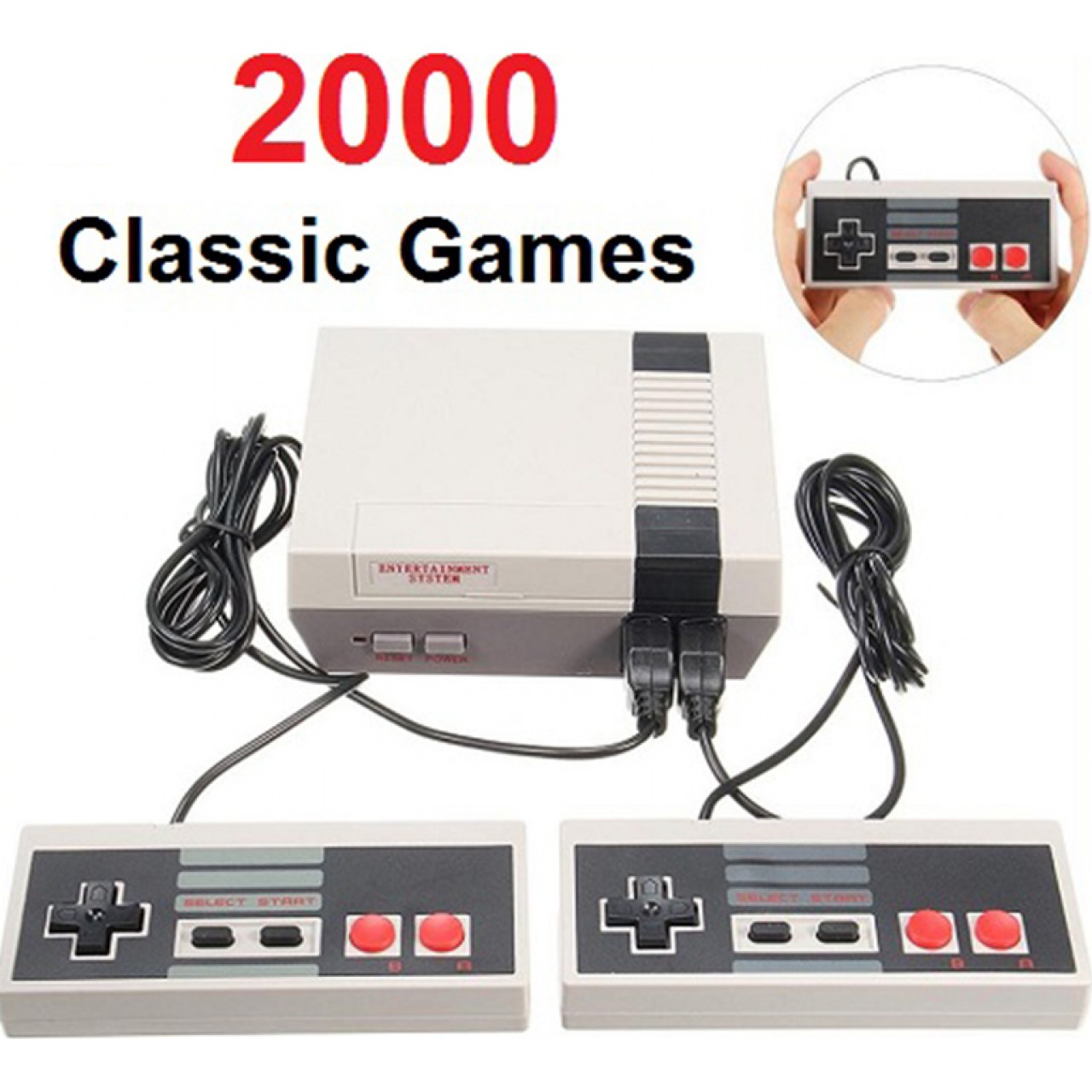 Retro Console with 2000 Games - 5707 - OEM