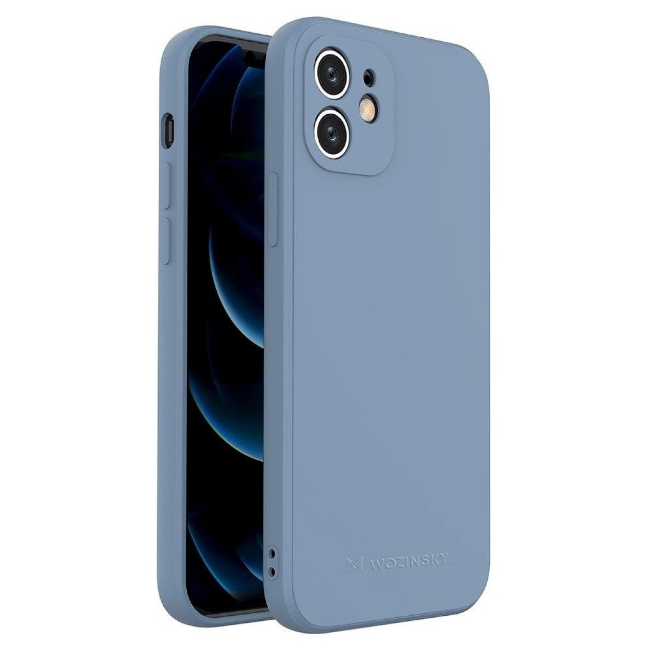 Θήκη iPhone 7/8/SE 2020 Σιλικόνης - 5739 - Μπλε- Wozinsky