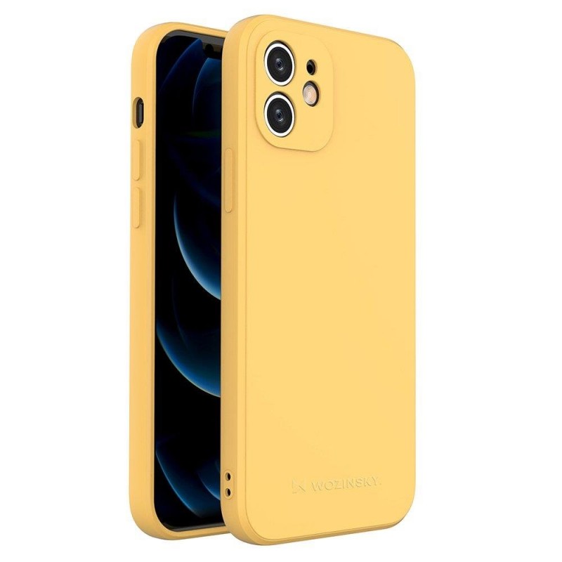 Θήκη iPhone 7/8/SE 2020 Σιλικόνης - 5740 - Κίτρινο - Wozinsky