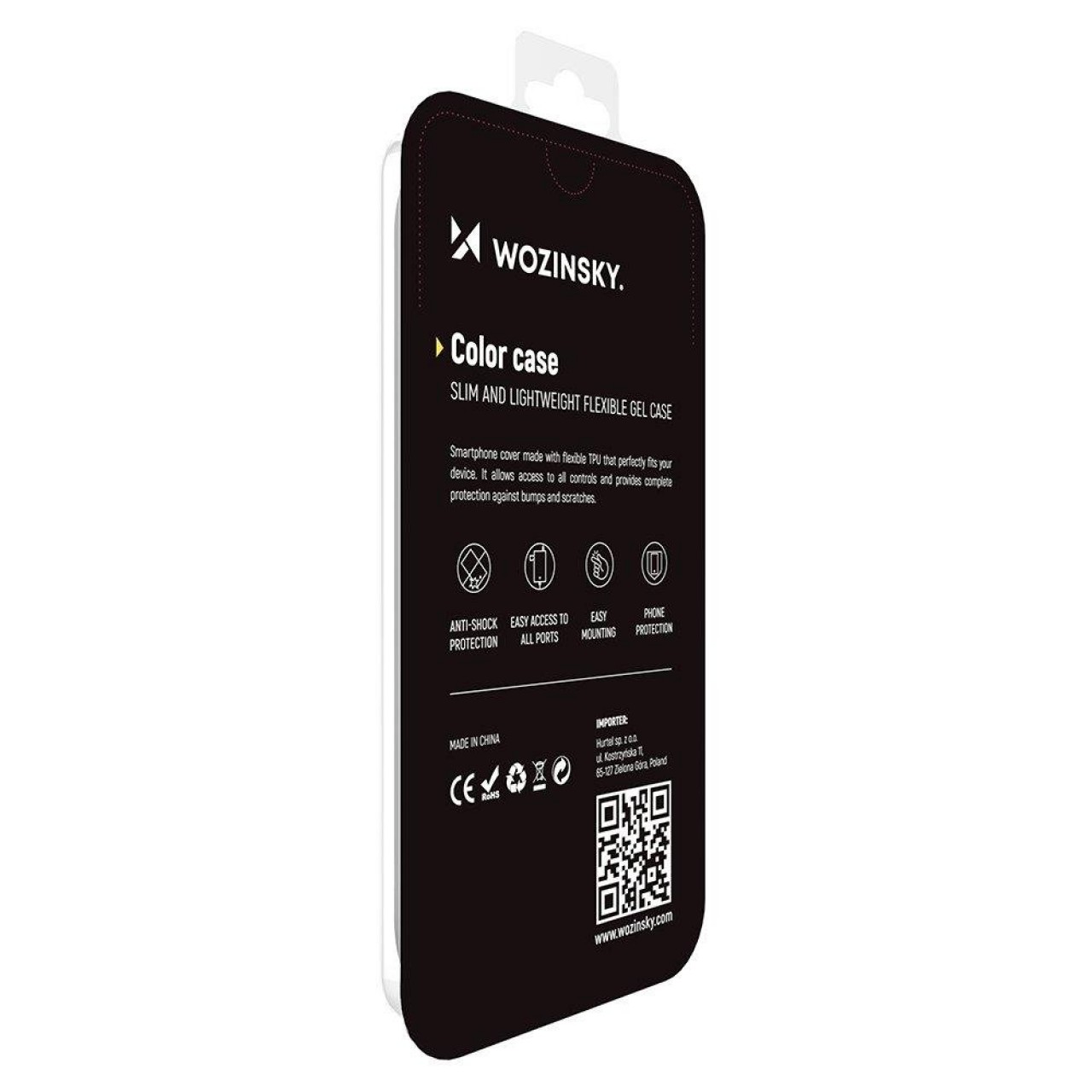 Θήκη iPhone XR Σιλικόνης - 5753 - Μαύρο - Wozinsky